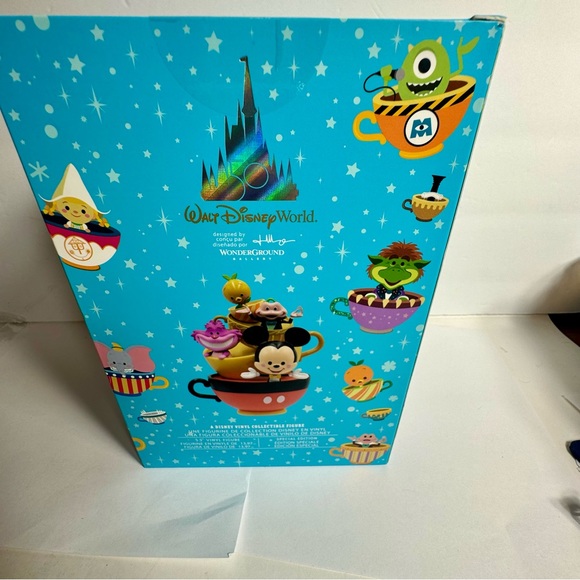 NWT. Disney WDW 50th Kingdom Of Cute Wonderground Teacups Figurine Disney Parks - Picture 4 of 11